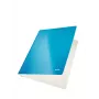 Leitz platte map karton/karton WOW A4, A4, karton, blauw, metallic, 250 vel, 240 mm, 3 mm