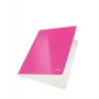 Leitz platte kaartmap WOW A4, A4, karton, metallic, roze, 250 vel, 240 mm, 3 mm