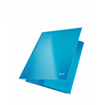 Leitz 3-flapmap WOW karton/POB A4, A4, polypropyleen (PP), blauw, 250 vel, 80 g/m², papier