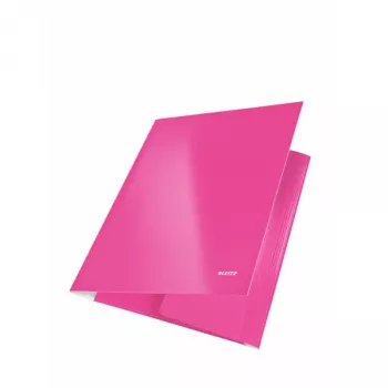 Leitz 3-flapmap WOW karton/POB A4, A4, polypropyleen (PP), roze, 250 vel, 80 g/m², papier