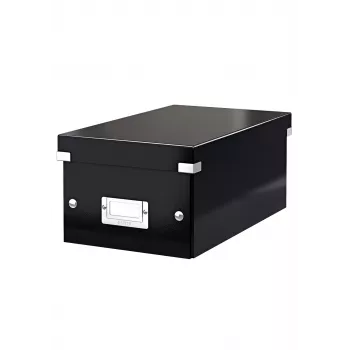 Leitz Click & Store WOW dvd-opbergbox, zwart, karton, 570 g
