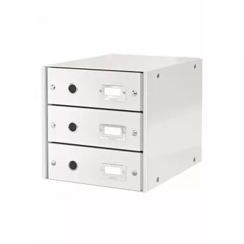 Leitz Click & Store WOW ladekast (3 laden), wit, karton, 286 mm, 282 mm, 330 x 251 x 59 mm, 2,21 kg