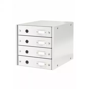 Leitz Click & Store WOW ladekast (4 laden), wit, karton, 286 mm, 282 mm, 330 x 251 x 59 mm, 2,49 kg