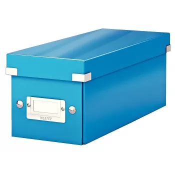 Leitz Click & Store WOW cd-opbergbox, blauw, karton, 143 mm, 352 mm, 136 mm, 440 g