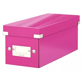 Leitz Click & Store WOW cd-opbergbox, roze, karton, 143 mm, 352 mm, 136 mm, 440 g