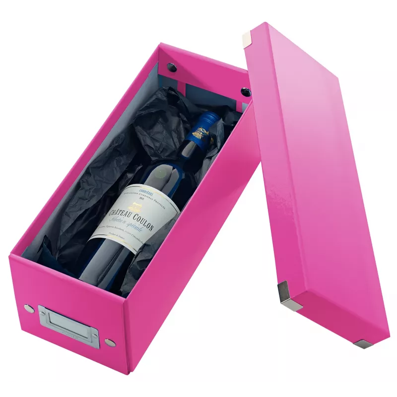 Leitz Click & Store WOW cd-opbergbox, roze, karton, 143 mm, 352 mm, 136 mm, 440 g