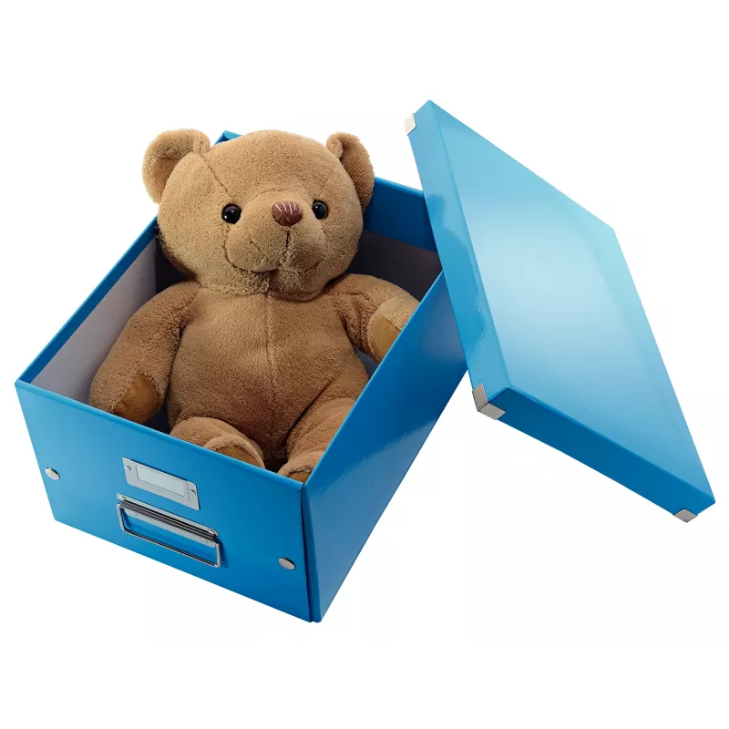 Leitz Click & Store WOW medium opbergbox, blauw, karton, 16,7 L, 281 mm, 200 mm, 265 x 335 x 188 mm