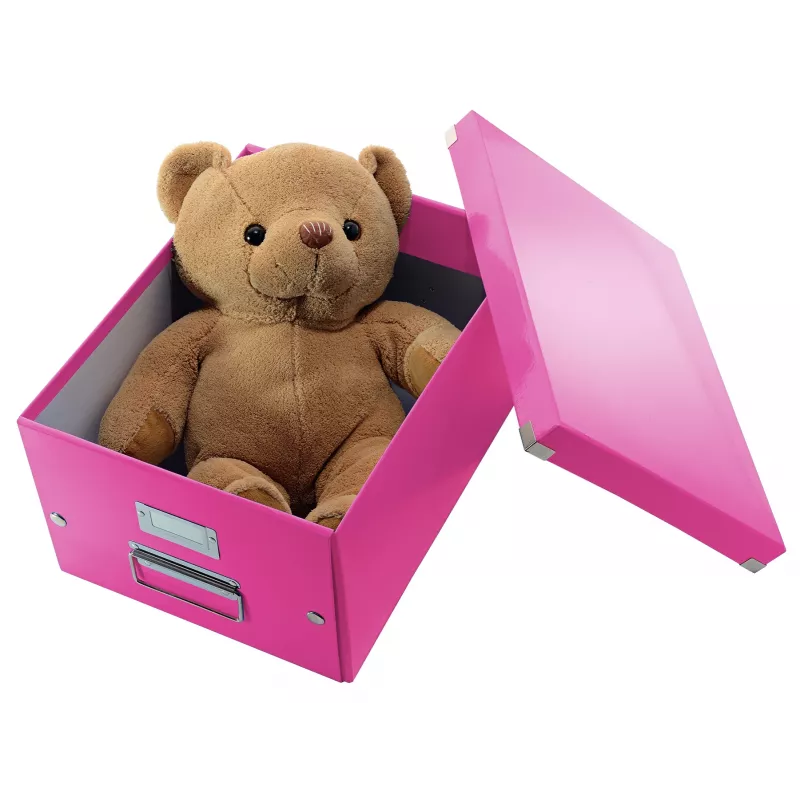 Leitz Click & Store WOW medium opbergbox, roze, karton, 16,7 L, 281 mm, 200 mm, 265 x 335 x 188 mm