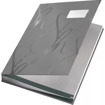 Leitz Design Signature boek 18 scheidingsbladen A4, grijs, karton, A4, 240 mm, 25 mm, 320 mm
