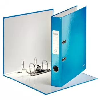 Leitz archiefordner 180° WOW POB/gelamineerd A4/50mm, A4, karton, blauw, 350 blad, 80 g/m², 5 cm