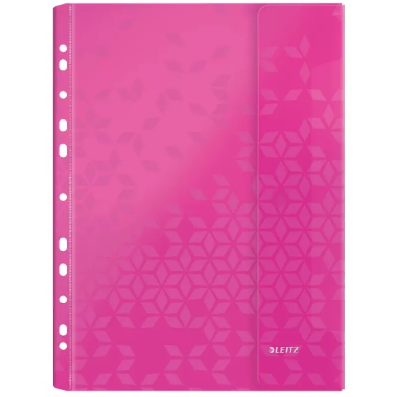 Leitz tas met klep WOW A4 PP kleuren assorti, A4, kleuren assorti, polypropyleen (PP), 0,2 mm, 235 mm, 4 mm