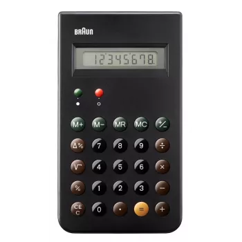 Braun BNE001BK rekenmachine Pocket Basic zwart