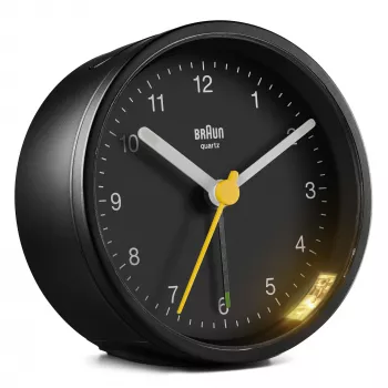 Braun BC12 quartzwekker zwart