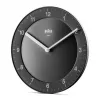 Braun BC 06 B quartzwandklok analoog zwart quartzklok rond zwart