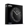Braun BC 06 B quartzwandklok analoog zwart quartzklok rond zwart