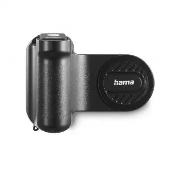 Hama MagGrip grip — magnetische smartphone-grip, kunststof, zwart, 130×50×100 mm