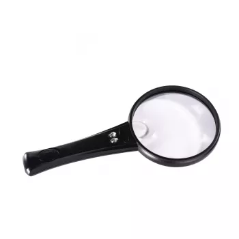 Loep Hama Basic 90 LED 4x zwart 9 cm diameter
