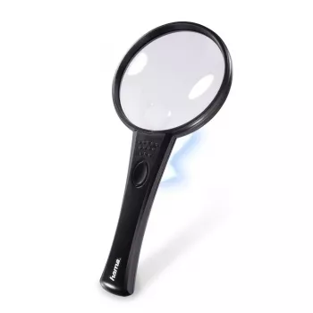 Loep Hama Basic 90 LED 4x zwart 9 cm diameter
