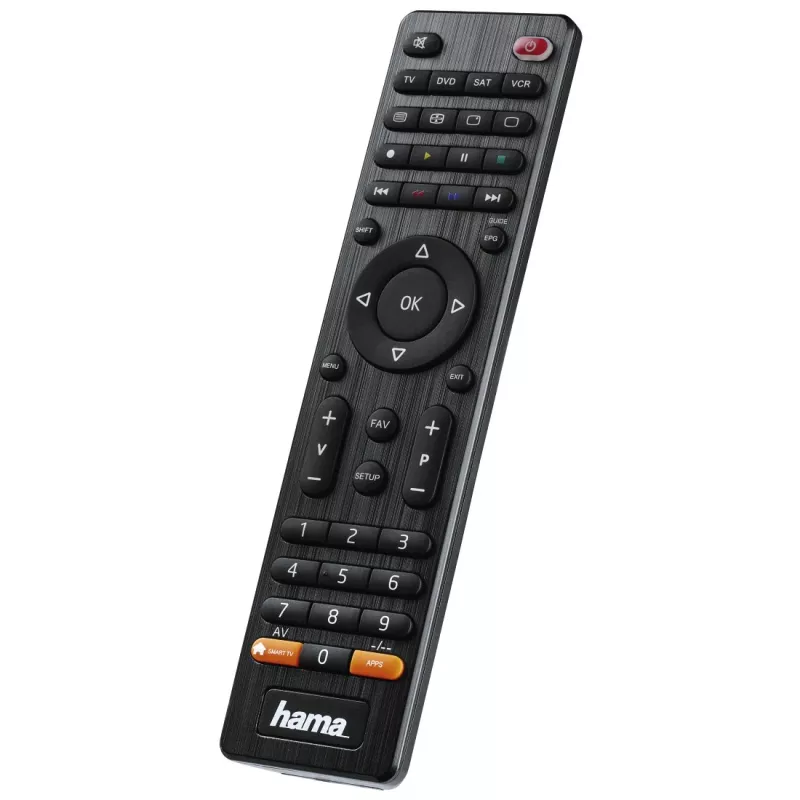 Hama 00012306 afstandsbediening IR draadloos dvd/blu-ray, STB, tv, VCR druktoetsen