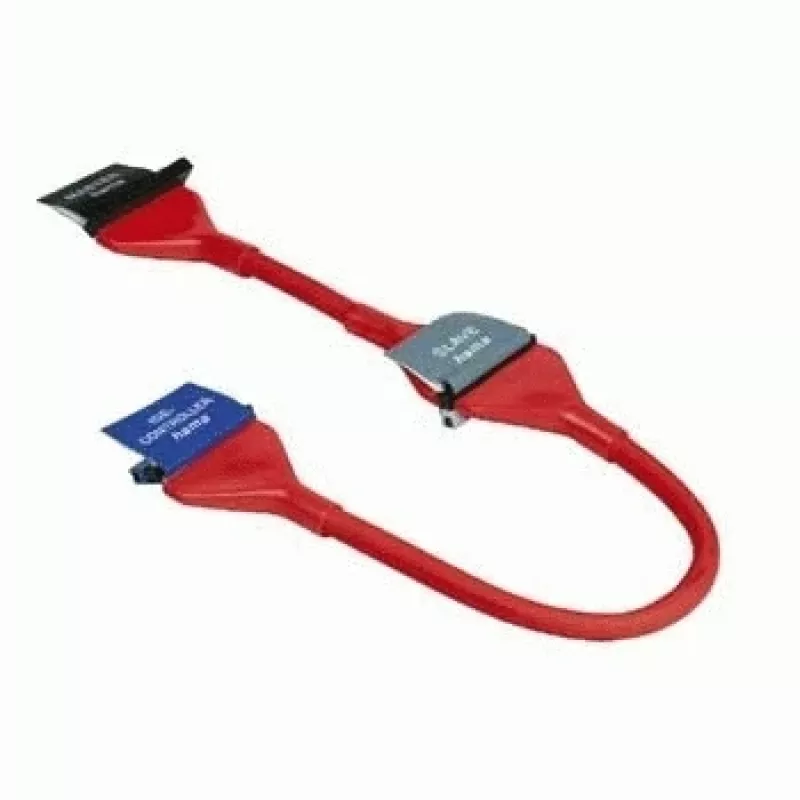 Hama interne Ultra-ATA-ronde kabel, 0,6 m SATA-kabel rood