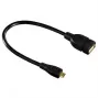 Hama USB 2.0-adapterkabel USB-kabel 0,15 m USB A micro-USB B zwart