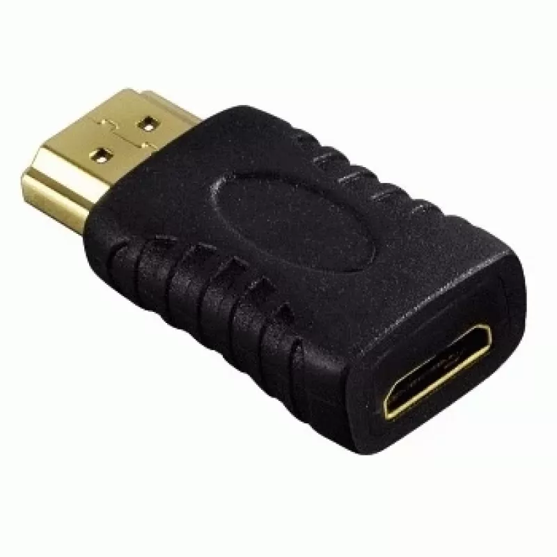 Hama HDMI 1.3 A/C (mini) adapter, zwart