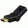 Hama compacte adapter HDMI-stekker - HDMI-bus, draaibaar, zwart