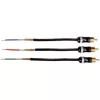 Hama ProClass YUV-kabel, 3 cinch - 3 cinch, metaal, 1,5 m component-videokabel (YPbPr) 3 x cinch zwart