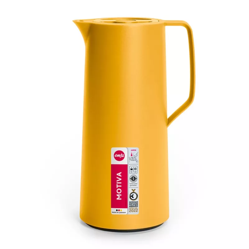 EMSA Motiva theepot 1 persoon 1000 ml geel