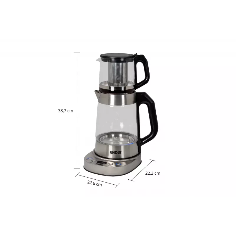 Unold 18215 Samowar Selin elektrische waterkoker 1,7 L 1800 W roestvrij staal