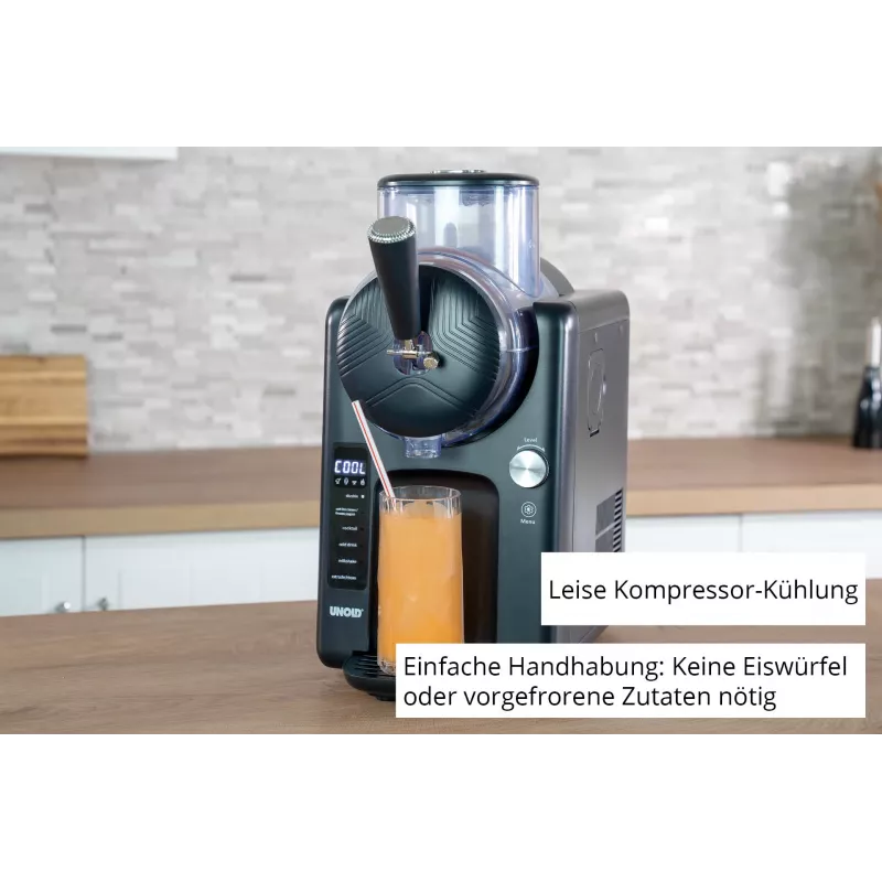 Unold 48956 Sofie 2in1 slush- en softijsmachine, zwart