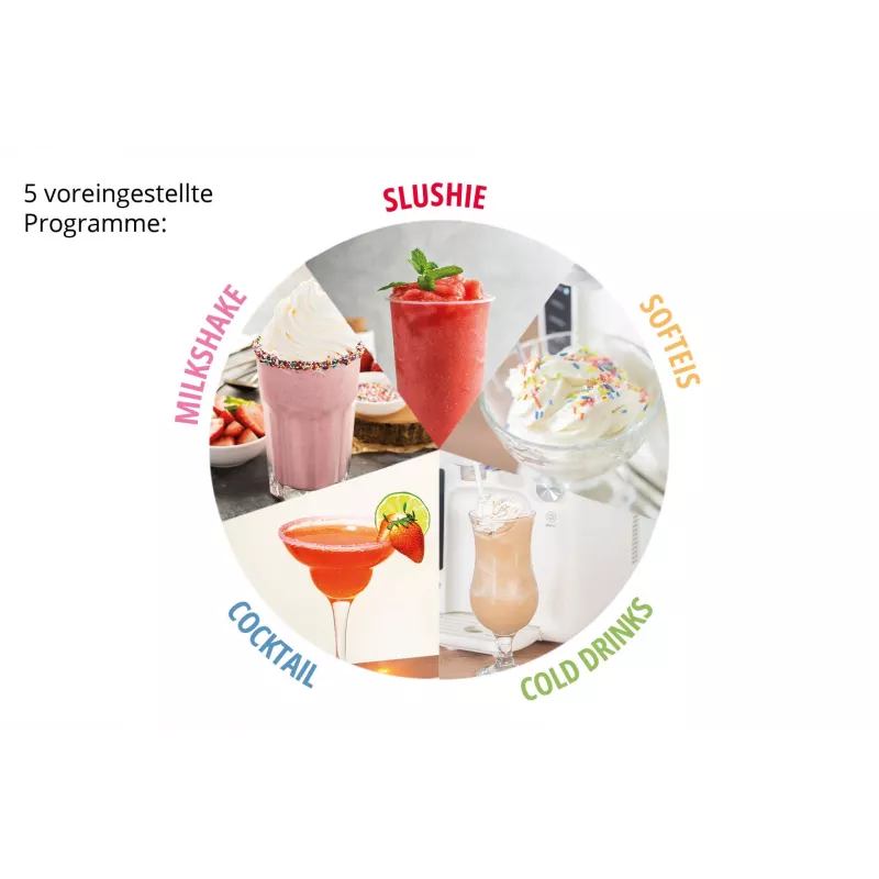 Unold 48956 Sofie 2in1 slush- en softijsmachine, zwart