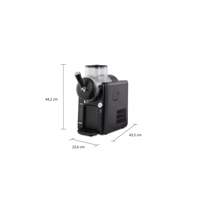 Unold 48956 Sofie 2in1 slush- en softijsmachine, zwart