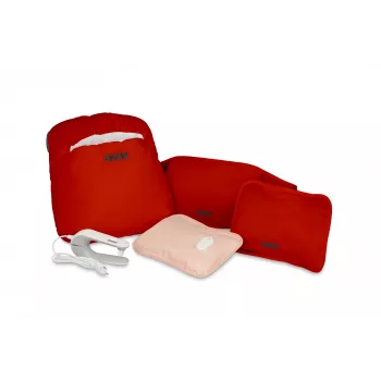 Unold Wärmi Premium set - elektrische warmwaterkruik 86023 elektrische warmwaterkruik 380 W rood