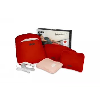 Unold Wärmi Premium set - elektrische warmwaterkruik 86023 elektrische warmwaterkruik 380 W rood