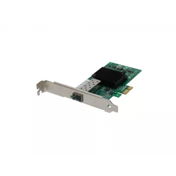 LevelOne Gigabit Fiber PCIe-netwerkkaart, 1 x SFP, intern, bekabeld, PCI Express, glasvezel, 1000 Mbit/s, aluminium