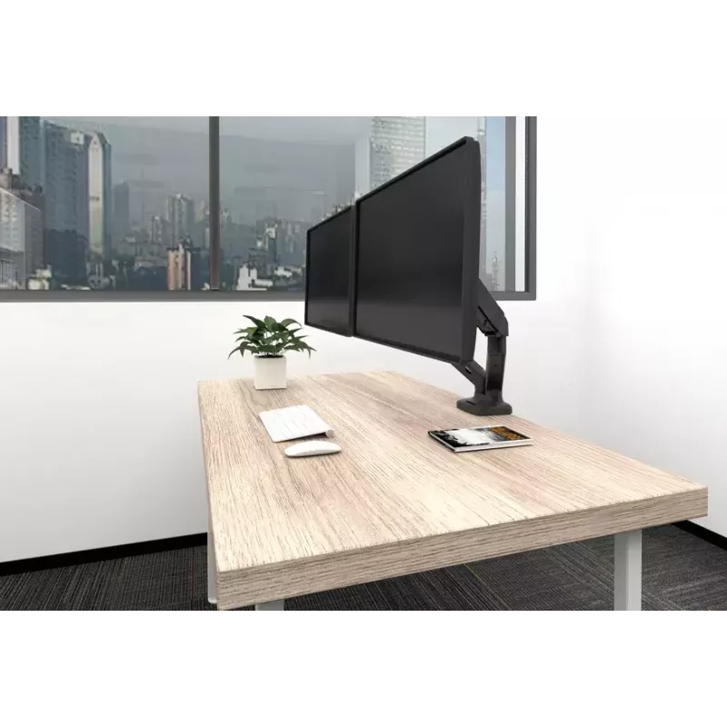 Equip 13–27 inch interactieve duale monitor-tafelsteun