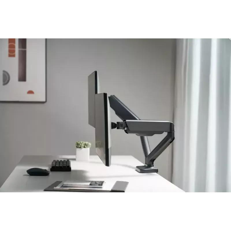 Equip 13–27 inch interactieve duale monitor-tafelsteun