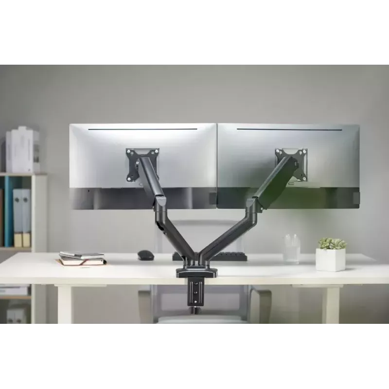 Equip 13–27 inch interactieve duale monitor-tafelsteun