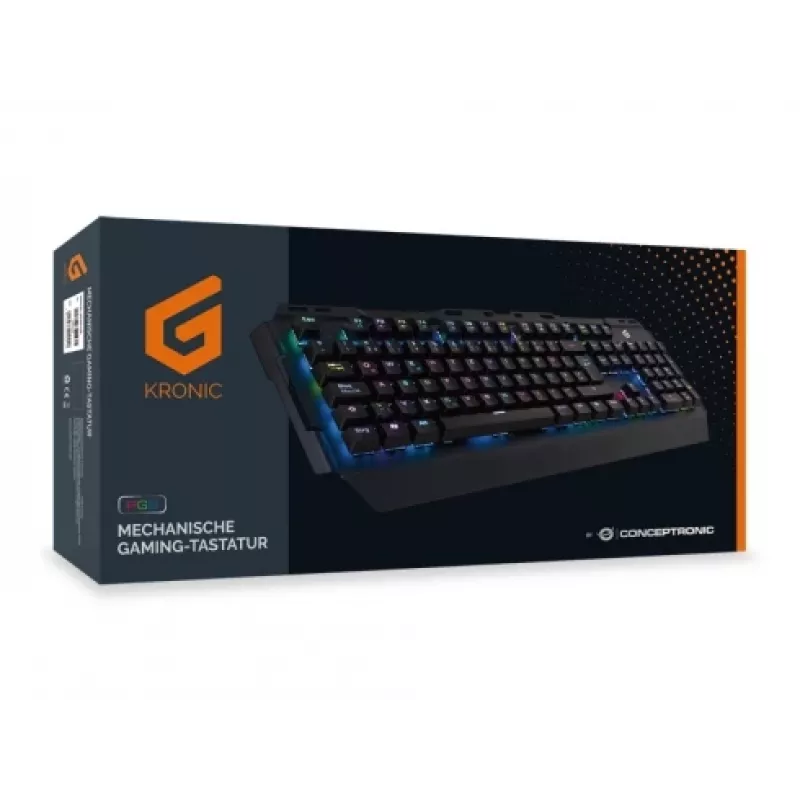 Conceptronic KRONIC mechanisch gaming-toetsenbord, RGB, Duitse layout