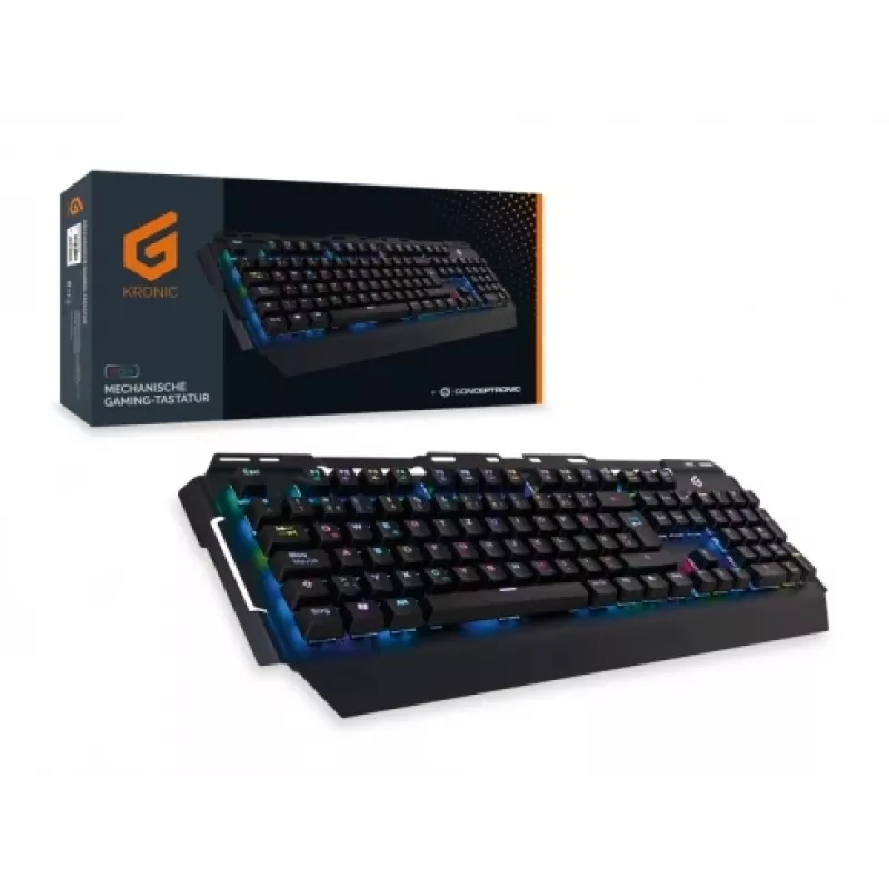 Conceptronic KRONIC mechanisch gaming-toetsenbord, RGB, Duitse layout