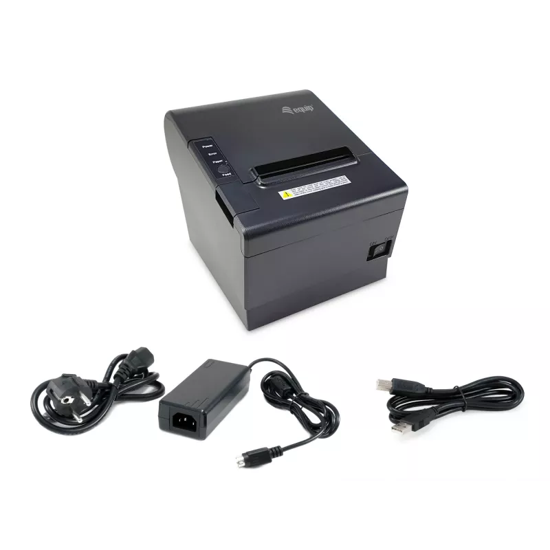 Equip 80mm thermische printer voor POS-bonnen met automatische snijder, USB/Bluetooth/WiFi/kassalade-aansluiting