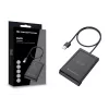 Conceptronic BIAN11B dual-interface smart-ID-kaartlezer, USB 2.0, Near Field Communication (NFC), 1 m, zwart, 100 g