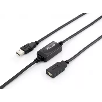 Equip USB 2.0 Type A actieve verlengkabel stekker naar bus, 10 m