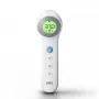 Digitaal voorhoofdthermometer BRAUN BNT400 — afstandsmeting, bereik 34–43 °C, nauwkeurigheid 0,1 °C, wit