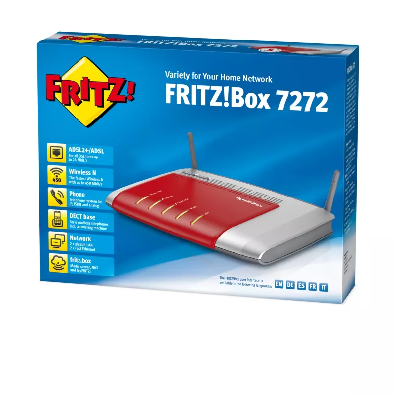 FRITZ!Box 7272 International WLAN-router Gigabit Ethernet