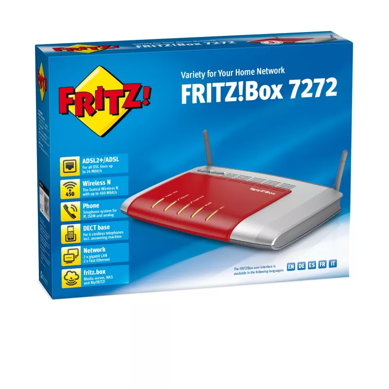 FRITZ!Box 7272 International WLAN-router Gigabit Ethernet