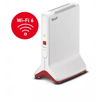 Draadloze range extender AVM FRITZ!Repeater 6000 Edition International — tri-band 6000 Mbit/s, 2x LAN, wit
