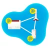 Draadloze range extender AVM FRITZ!Repeater 6000 Edition International — tri-band 6000 Mbit/s, 2x LAN, wit