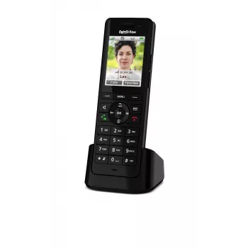 DECT-snoerloze telefoon AVM FRITZ! X6 zwart — handsfree, antwoordapparaat, nummerweergave, telefoonboek met 100 vermeldingen